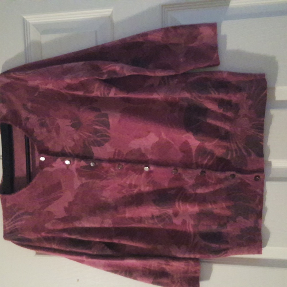 Warm jacket with sleeves.